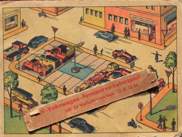 JNF Neuhiel Volkswagen Kdf 1939 "IN 35" Tinmodel with Frictiondrive and original boxtop (1316)